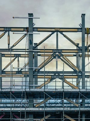 Braced frame building 2