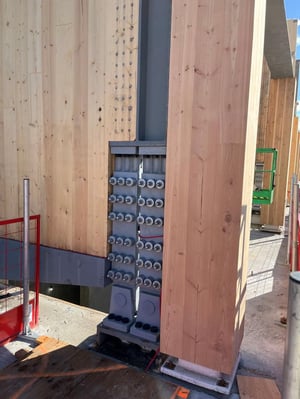 Keith Drive shear wall close up